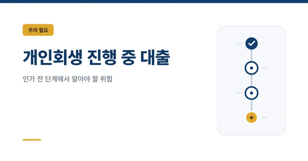 개인회생 진행 중 대출 안내 썸네일
